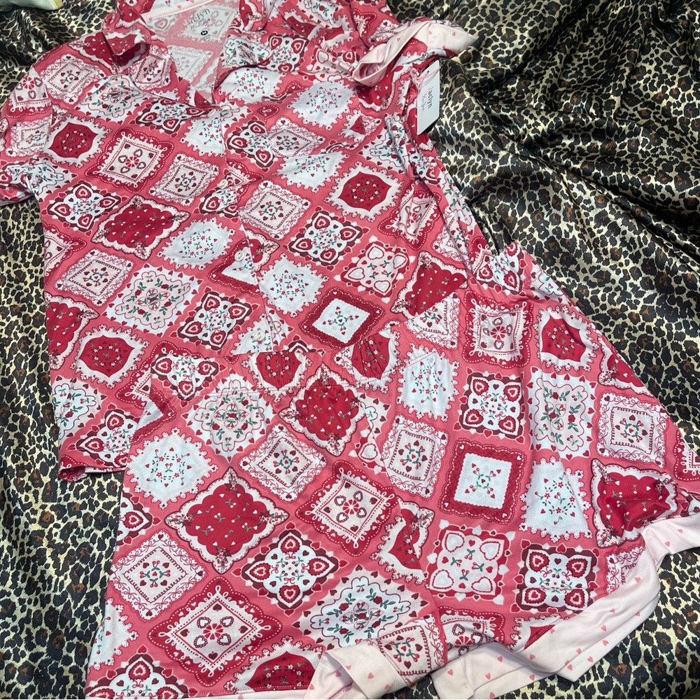 Jaclyn New York Pink Pajama Set - Picture 2 of 10
